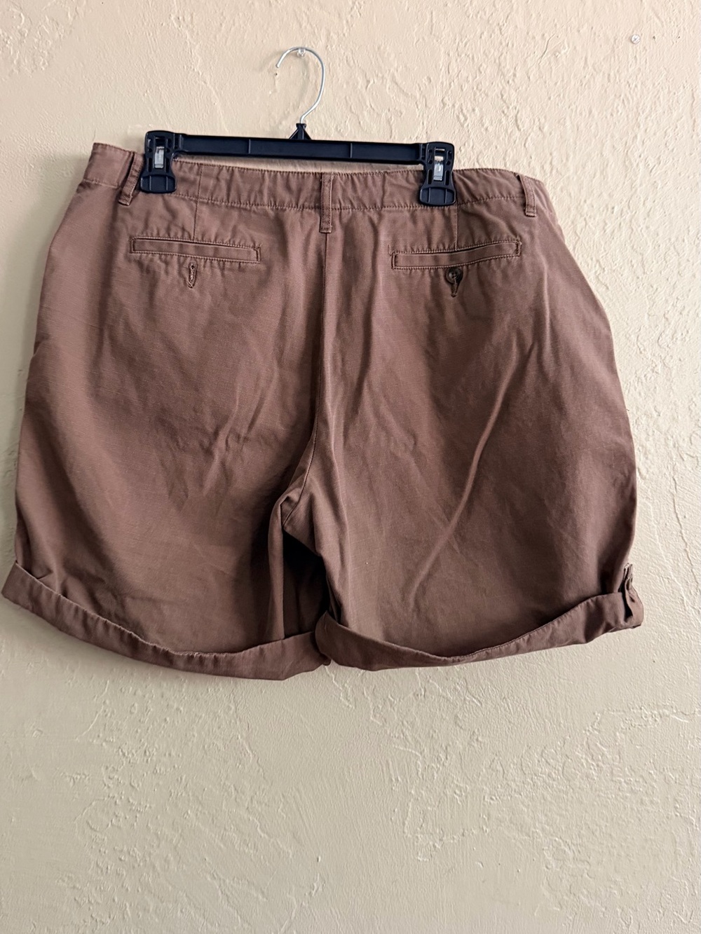 Charter Club Brown Roll-Cuff Bermuda Shorts - Picture 2 of 3